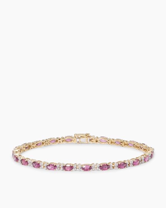 Produktabbildung für Armband mit Malawi Granat & Brillanten