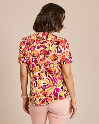 Produktabbildung 3 für Shirt mit Tropic-Blätterdruck