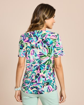 Produktabbildung 5 für Shirt mit Tropic-Blätterdruck