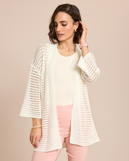 Produktabbildung für Cardigan in Häkel-Optik