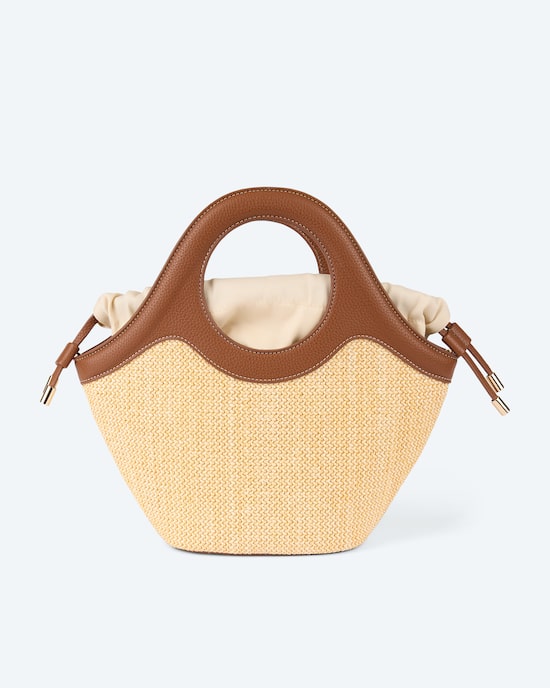 Produktabbildung für Stroh-Korbtasche