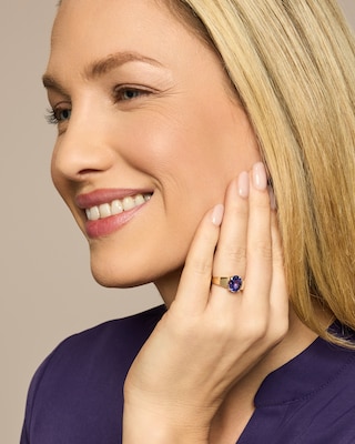 Produktabbildung 5 für Ring mit Tansanit AAAA+