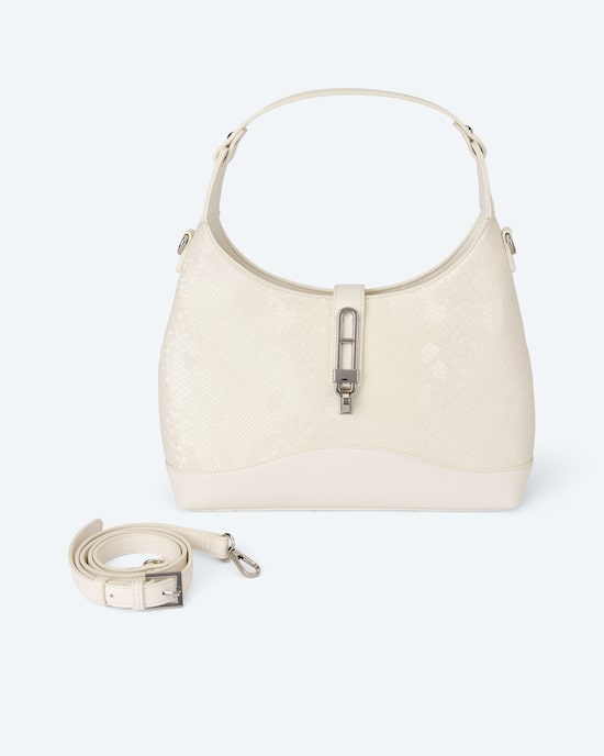 Produktabbildung für Tasche in schimmernder Snake-Optik