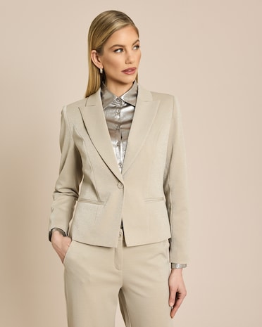Produktabbildung für Blazer mit Glanzgarn