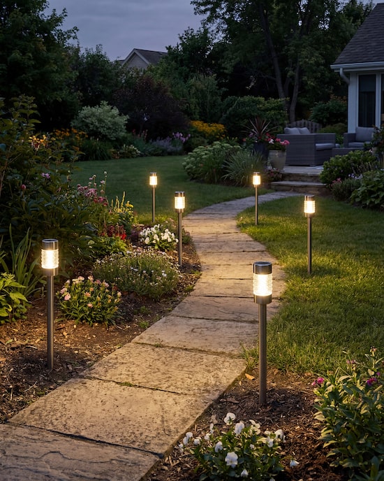 Produktabbildung für 6 Solarleuchten "Basic"