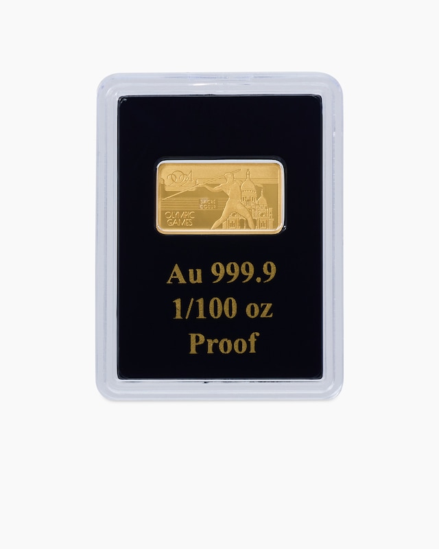 Goldmünze Olympia 2024 Paris - Sacré-Coeur