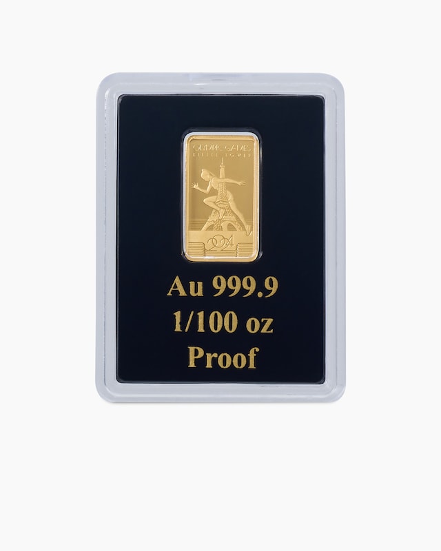 Goldmünze Olympia 2024 Paris - Eiffelturm