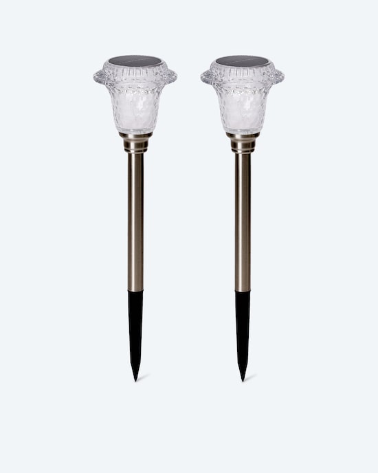 Produktabbildung für 2 Solar Wegeleuchten "Glamour"