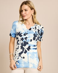 Produktabbildung für Classic Pullover floraler Print