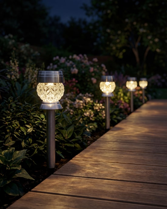 Produktabbildung für 4 Solarleuchten "Classic"