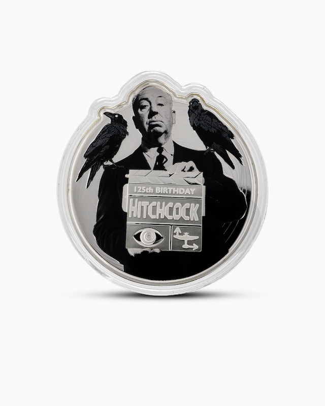 Silbermünze A. Hitchcock in Shape-Form