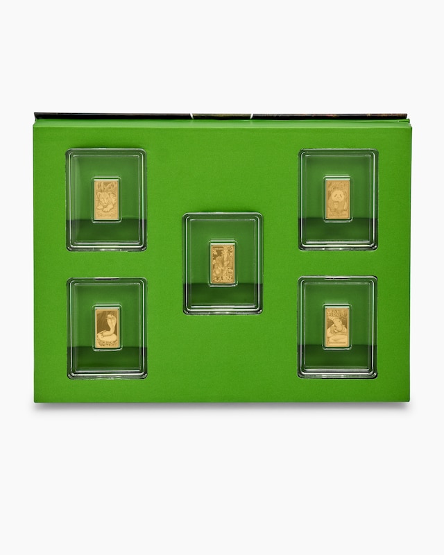 Goldbarren Little Five Asien, 5tlg.