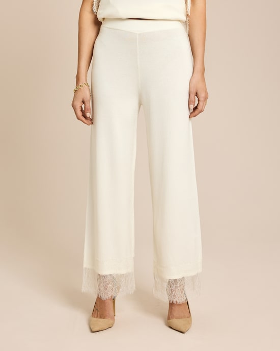 Produktabbildung für 7/8 Strickhose mit Spitzensaum