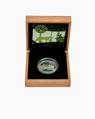 Produktabbildung 3 für Silbermünze Colours of Wildlife, Jaguar