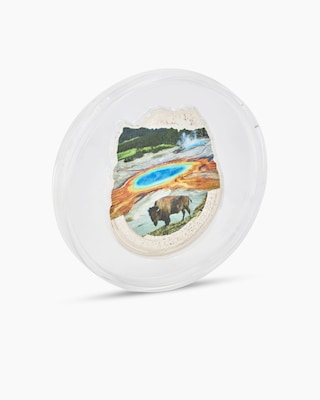 Produktabbildung 3 für Silbermünze Yellowstone Nationalpark