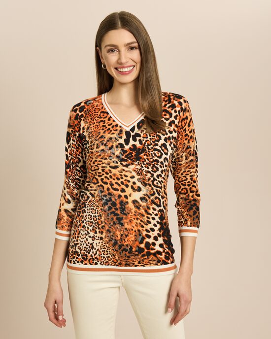 Produktabbildung für Pullover Leoprint