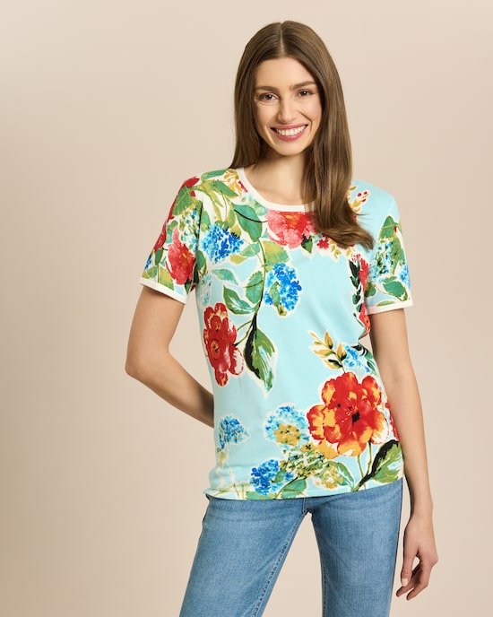 Produktabbildung für Pullover floraler Print