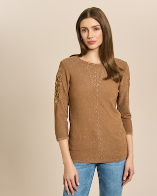 Produktabbildung 2 für Glow Pullover Spitzendeko