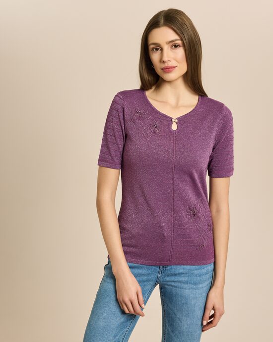 Produktabbildung für Pullover mit Strassdeko