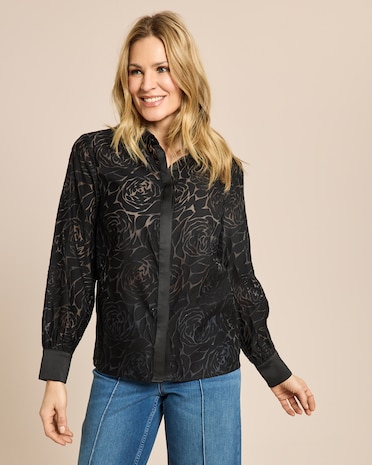 Produktabbildung für Bluse mit Ausbrenner