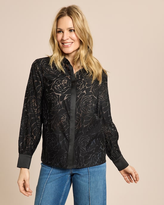 Produktabbildung für Bluse mit Ausbrenner