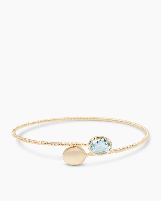 Produktabbildung für Armreif mit Santa Maria Aquamarin