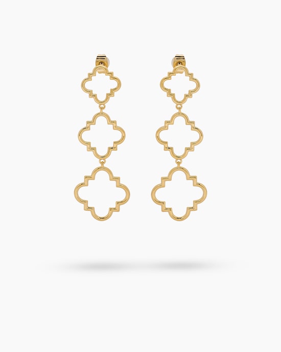 Produktabbildung für Ohrhänger mit Kleeblatt-Design