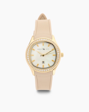 Produktabbildung für Damenuhr mit Silikonband