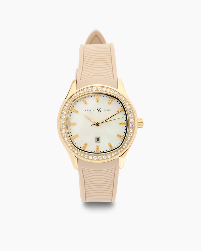 Damenuhr mit Silikonband