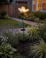 Produktabbildung für LED-Solar-Gartenstecker "Plexiglas Biene"