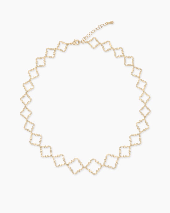 Produktabbildung für Collier mit Kleeblatt-Design