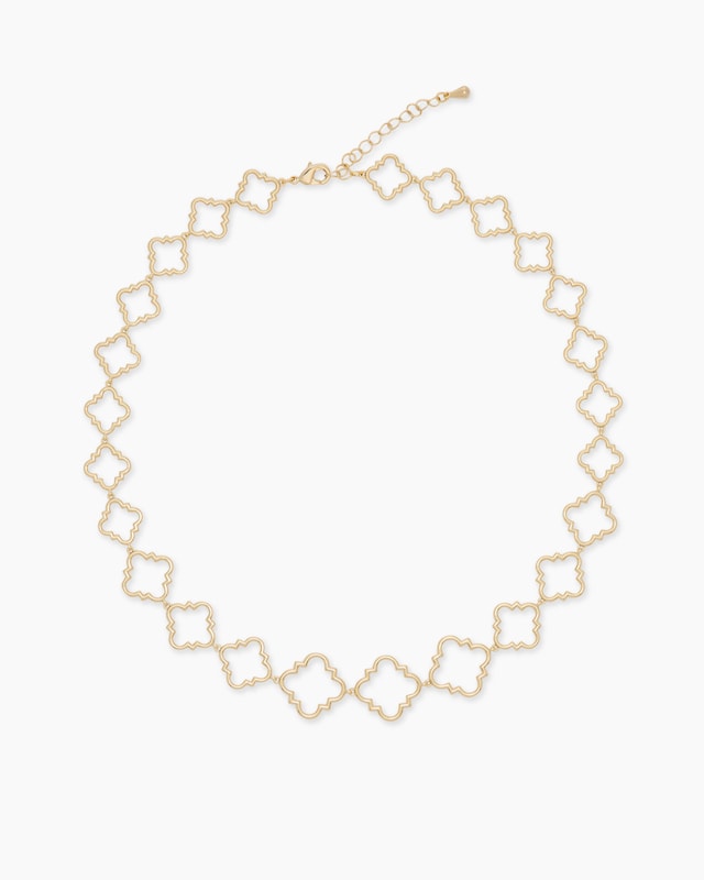 Collier mit Kleeblatt-Design