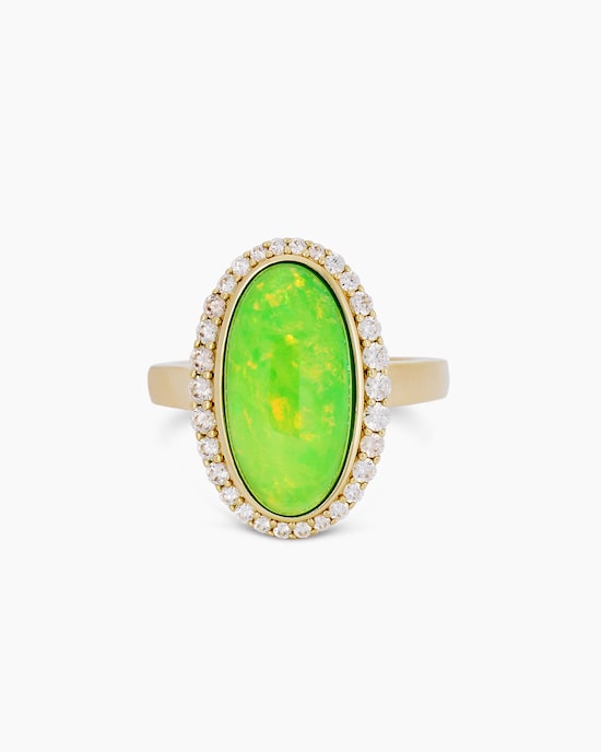 Produktabbildung für Ring mit Kristallopal