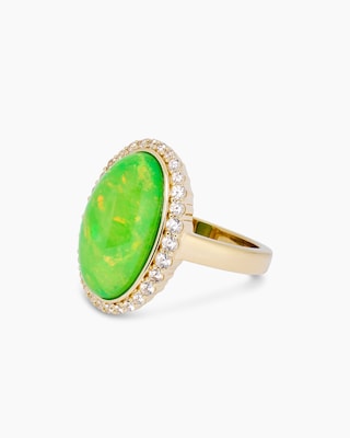 Produktabbildung 2 für Ring mit Kristallopal