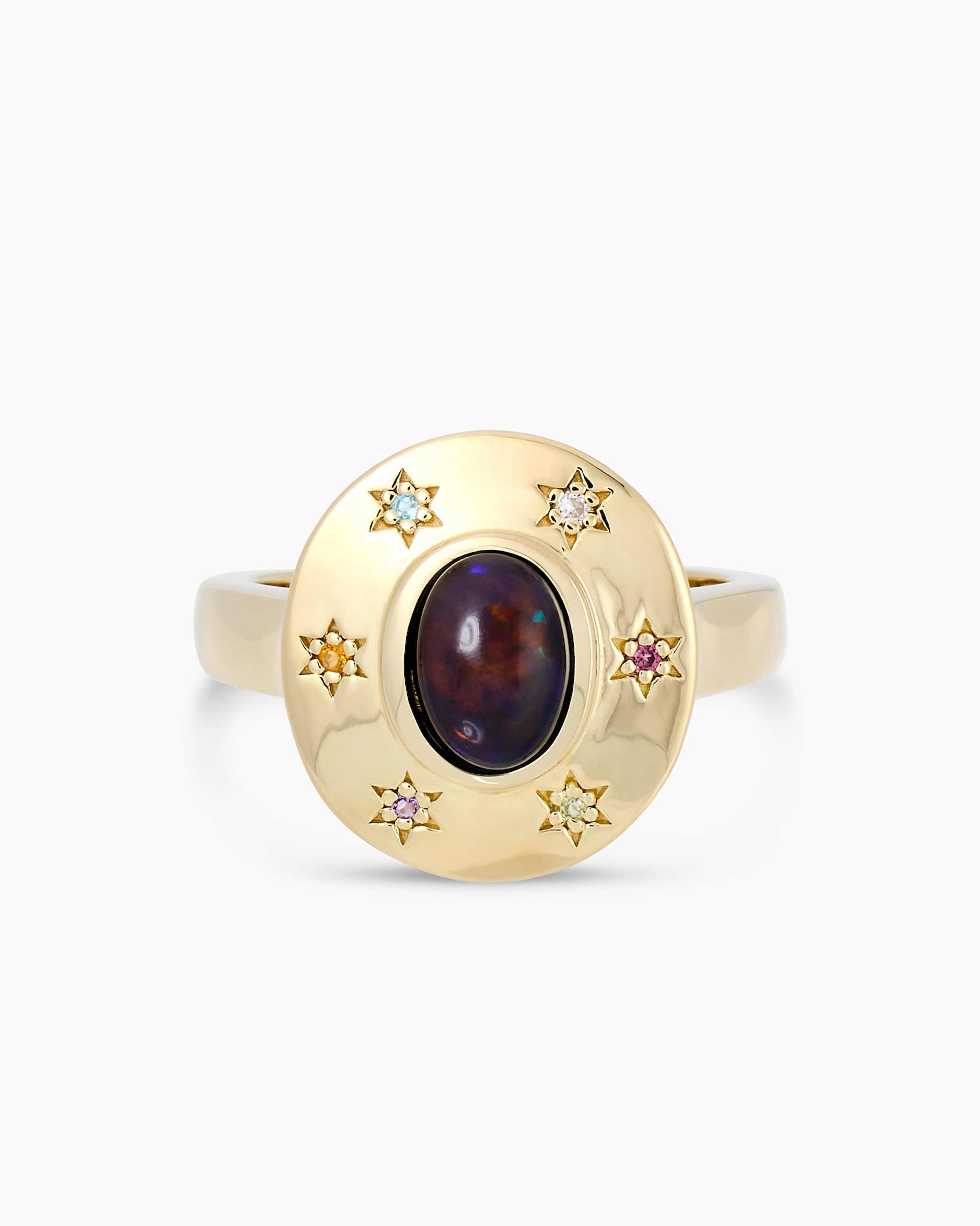 Produktabbildung für Ring mit Kristallopal
