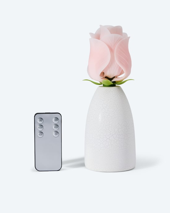 Produktabbildung für Vase mit LED-Blume