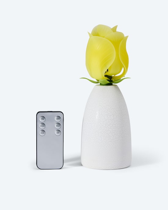 Produktabbildung für Vase mit LED-Blume