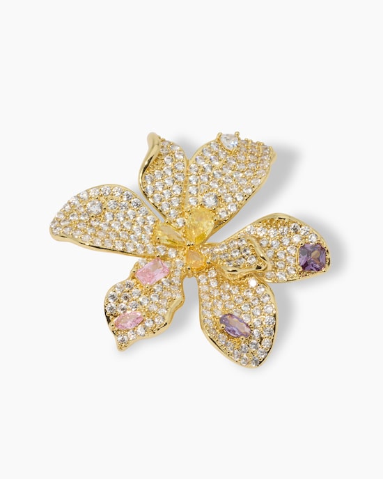 Produktabbildung für Brosche mit Zirkonia