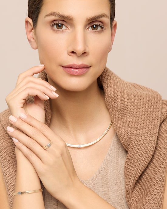 Produktabbildung für Flex-Collier Gold 585