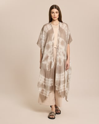 Produktabbildung 1 für Poncho in Batik-Optik