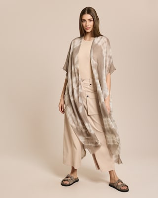 Produktabbildung 3 für Poncho in Batik-Optik