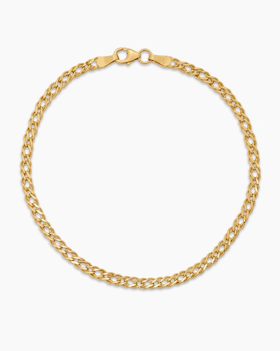 Produktabbildung für Doppelpanzer-Armband Gold 585