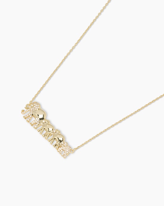 Produktabbildung für Collier mit Elefanten-Anhänger