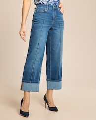 Produktabbildung für Cropped Wide Leg Jeans