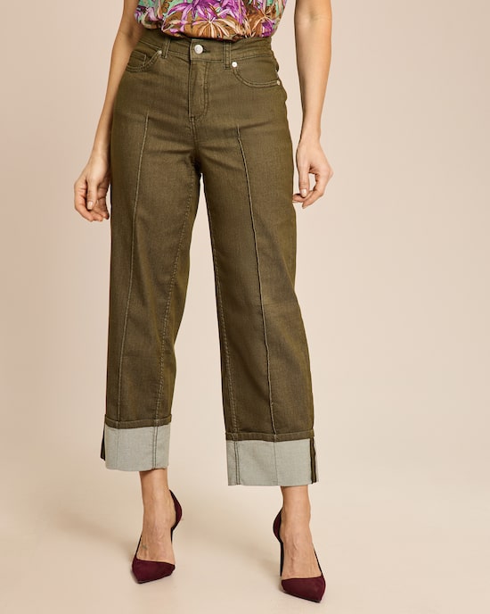 Produktabbildung für Cropped Wide Leg Jeans