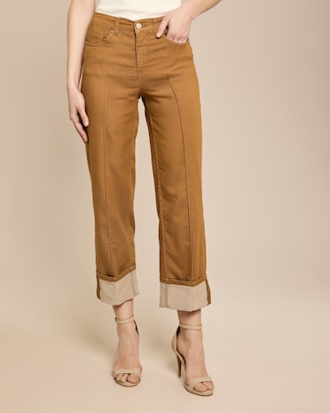 Produktabbildung für Cropped Wide Leg Jeans
