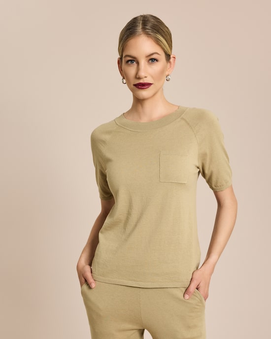 Produktabbildung für Strickshirt mit COOLMAX®-Faser