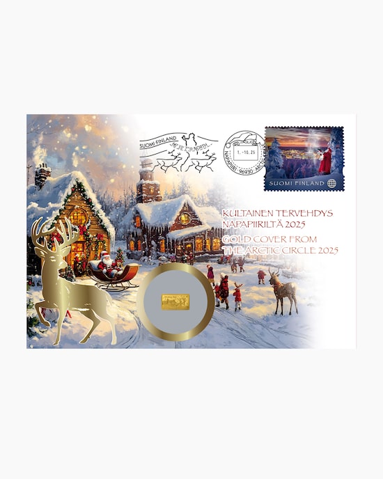 Produktabbildung für 1/200 Goldbrief Finnland Weihnachtsdorf