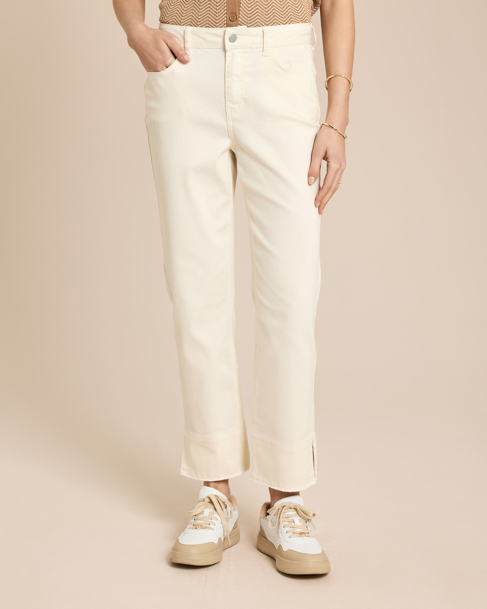 Produktabbildung für Straight Leg Cropped Jeans
