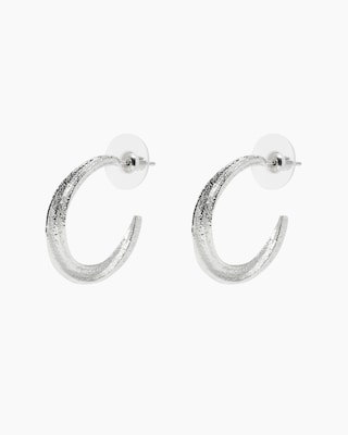 Produktabbildung 5 für Creolen mit strukturierter Oberfläche